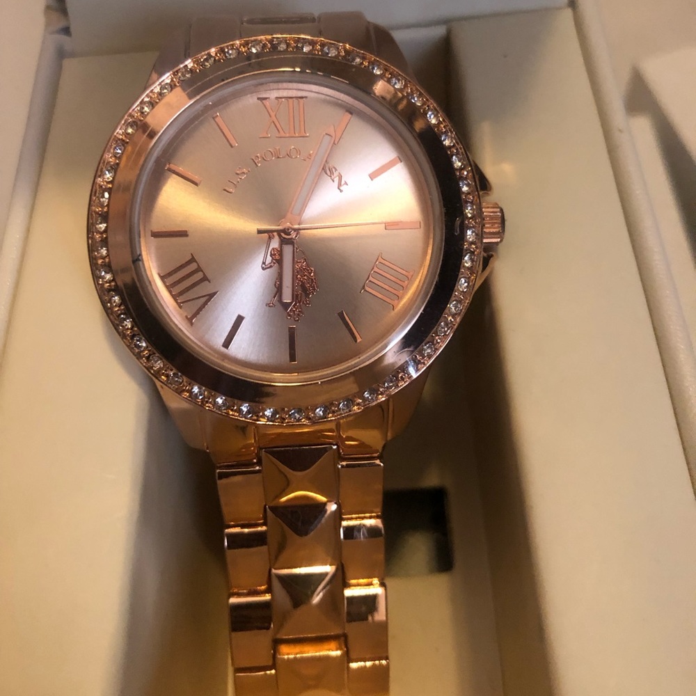 NEW US POLO ASSN WATCH in Rose Gold